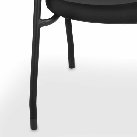 Regency Knight Multi-Purpose Office Mesh Side Chair or Training Room Chair, Black 5675BK